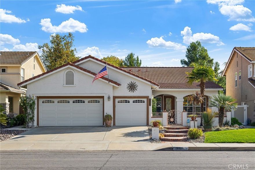 Welcome to the 31425 Culbertson Lane.  Located in the Chardonnay Hills Community. This single-story home offers 2284 sq/ft of living space, 3 bedrooms, 2 bathrooms, plus a den/office, 3 car garage, private swimming pool and paid solar. As you enter the property you are greeted by a spacious courtyard.  Step inside to find the bright open living and dining room. Just off the living room you will find an adjacent flex space, perfect for a home office, den, or 4th bedroom.  The entertainer's kitchen features a large center island, breakfast nook, stainless appliances and ample cabinetry for all of your storage needs. The primary suite is a true retreat.  The remodeled ensuite bathroom includes a large walk-in shower, and soaking tub, offering a spa-like experience right at home.  Two secondary bedrooms, a hall bathroom and dedicated laundry room complete this functional single level living space.  The low maintenance backyard features a beautiful swimming pool, spa and patio area.  Additional features include, owned solar panels, a spacious 3 car garage, plantation shutters, tile flooring, whole house fan, and a water purification system. This home truly checks all of the boxes.