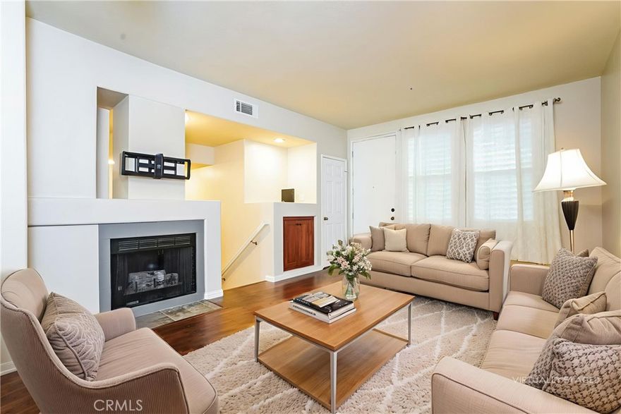 Come home to the perfect blend of style and comfort at 5 Vía Pamplona nestled in highly desirable, Rancho Santa Margarita. This beautifully maintained 1 bed/1 bath condo offers 760 square feet of thoughtfully designed living space.

Step inside to a bright, open layout that flows seamlessly between the living and dining areas—ideal for both everyday living and entertaining. Large windows fill the home with natural light, creating a warm and welcoming ambiance throughout. The bathroom features modern finishes and a clean, contemporary design.

Residents enjoy access to resort-style community amenities, including a sparkling pool and spa and a fully equipped fitness center. As an RSM resident, you'll receive exclusive access to community amenities, offering an exceptional lifestyle with lake access, multiple pools, parks, scenic trails, sports courts, picnic areas, and year-round community events.

Set within a quiet, friendly neighborhood and just minutes from shopping, dining, and outdoor recreation, this home offers the perfect blend of comfort, convenience, and lifestyle. This charming condo is ready to welcome you home—come see it for yourself. All staging photos are AI-generated.

At PMI South OC, we make renting cost-effective and hassle-free. Every resident is automatically enrolled in our Resident Benefits Package (RBP) at $45.99/month—covering tenant insurance, air filter delivery, utility setup, credit-building, and more. (Opt-out available. Full details provided upon application.)