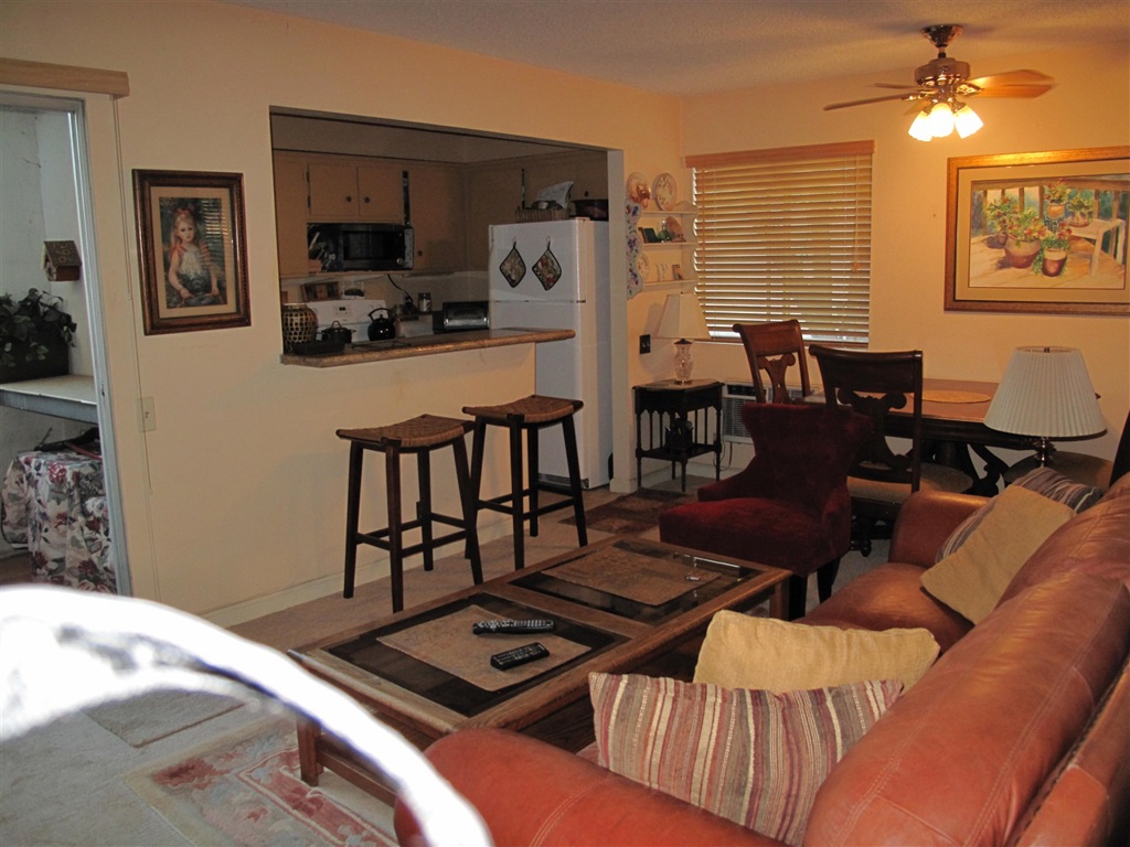 Lovely turnkey 1 bdrm+Bonus Room condo perfect for investor or starter home. Much smarter than renting. Additional room perfect for office, nursery or 2nd bedrm. Recently updated kitchen w/new dishwasher,granite counter tops & paint throughout. Spacious open living rm. Oversized attached balcony & front entry sitting area.Furniture is negotiable.Low HOA fees include h20&cable tv. Great central location,short walk to grocery & restaurants.Steps away from pool, spa &BBQ area.Covered Parking. A must see! Neighborhoods: MISSION VALLEY Complex Features: ,,,,, Other Fees: 0 Sewer: Sewer Connected Topography: LL