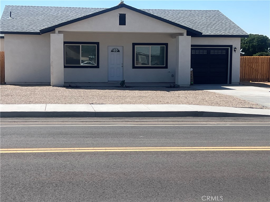 Two identical 2025 new homes with all the bells and whistles. Buy one, have your relative, friend or coworker buy the other, and have a good neighbor for life. In fact, if you recommend your neighbor and s/he buys, you will get up to $10,000 towards your closing cost. The house has quartz counter top, three car tandem garage, tankless water heater and backyard big enough to build another three bedroom ADU. House is located a few minutes drive to the main post office, schools, new Adelanto shopping center and food stores. Come take a look and you will fall in love with this new home. The sheriff's office is just around the corner.
