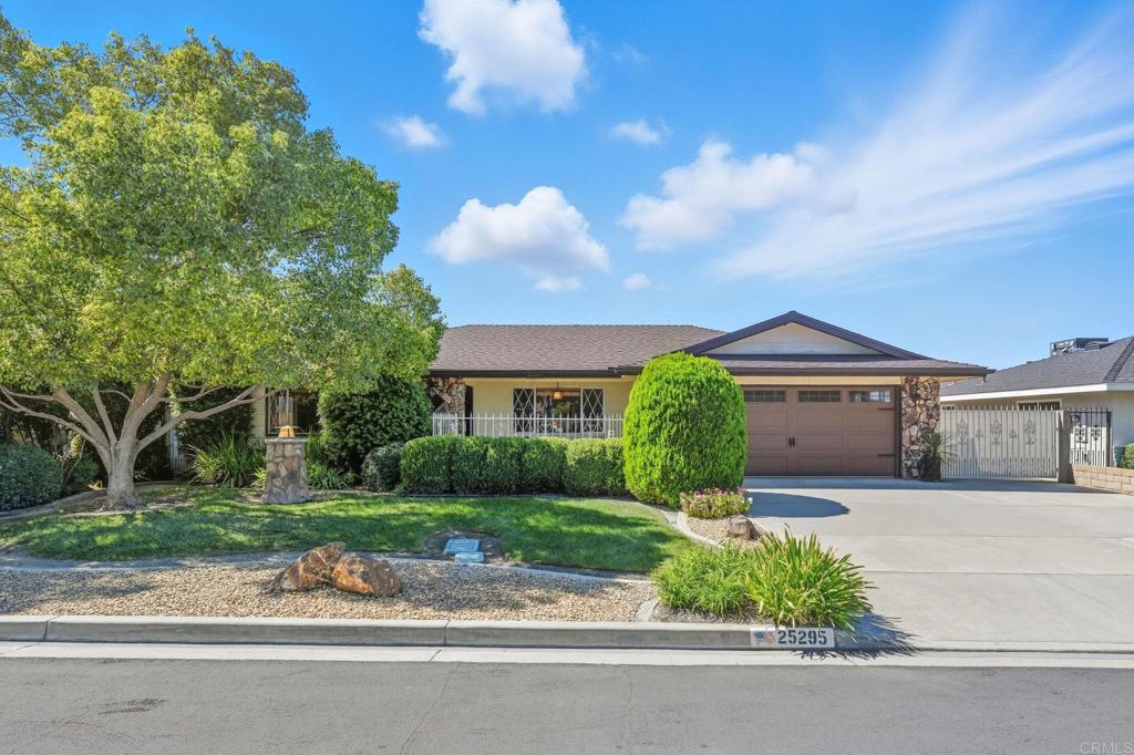 If you enjoy large bedrooms, kitchen upgrades, a beautiful garden, and a clear view of the mountains from your front porch, look no further! This supremely affordable home on the quiet East side of the San Jacinto Valley is a perfect place for a family large or small. Enjoy preparing meals and entertaining in your spacious kitchen and dining room, lit by the warm light of a large sunroof, with recently upgraded granite countertops, an Italian tile backsplash, a six-burner stove and hood from Z-line, a double oven, and custom-built, easy-close cabinets and drawers. The primary suite is built for privacy and quiet, with the other three bedrooms on the opposite side of the home. Warm yourself by the fire in the family room or enjoy even more space to rest and play in the large, adjacent bonus room. The meticulous landscaping features a secret garden where you can reflect peacefully. Want to get away? Take a quick drive up the hill to the beautiful mountain community of Idyllwild. If you have an RV, toys, or just visitors, there is lots of parking. And, with NO HOA, you can enjoy your private sanctuary without onerous restrictions and fees.