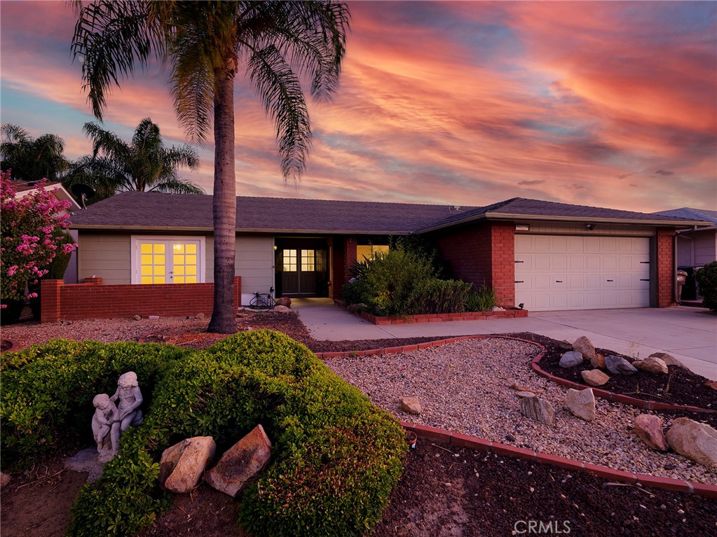 Introducing this beautifully renovated 2-bedroom, 2-bathroom home located in a peaceful & active 55+ community in Menifee, CA.
Sized at 1,705 square feet of living space, this home is a great fit for prospective owners looking for comfort, style, and low-maintenance living. Revealed inside is a bright, open floor plan with modern finishes throughout. The entire home has been updated, ensuring a move-in-ready experience.
Features of this home include a gorgeous sunroom which adds a touch of tranquility, offering the ideal space to relax, enjoy your morning coffee, or entertain guests. The home also features beautiful landscaping that enhances the curb appeal and provides a quiet outdoor space for you to enjoy. Whether you're active or prefer relaxing, there's something here for everyone. Shopping centers, medical facilities and entertainment are minutes away from this neighborhood. Don't miss out on the opportunity to make this stunning home yours! Schedule a tour today and discover all that this lovely community has to offer.