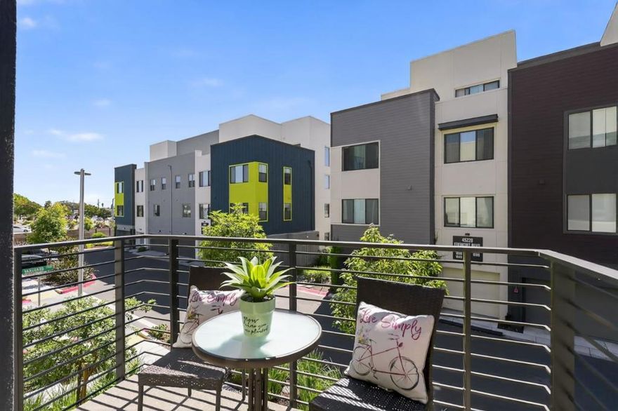 Don't miss out on this incredible opportunity to own a stunning townhome in the Innovation community! Built by Lennar in 2022, This popular townhome features 2 master suites and a powder room. The second floor boasts an open floor plan that connects the bright & modern kitchen, dining area, family room with balcony. The attached 2-car garage provides secure parking. It's conveniently located with close proximity to  Warm Spring BART station and offers easy access to highways 680 and 880. The Innovation community offers fantastic amenities, including a community clubhouse and BBQs, a state-of-the-art fitness center, a swimming pool, plus, a newer elementary school and a four-acre park located within the community to enjoy. This modern home is a must-see to appreciate everything it has to offer! OH Sat & Sun 1-4PM