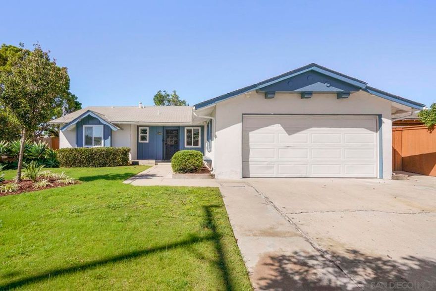 Available November 1, 2025 for move-in. Newly updated home in the sought-after Mount Street neighborhood of Clairemont. Recent enhancements include vinyl windows, interior paint, vinyl plank flooring, resurfaced kitchen counter & backsplash (not refelcted in current photos), newly seeded front and backyards, spruced up landscaping, and freshly painted garage floor, plus more. Ideally situated close to schools, Mt. Etna Park, hiking and biking trails, shopping centers, and numerous dining options. Convenient access to major highways and nearby beaches. Monthly rent includes gardening services, water, and trash collection. Tenant responsibilities: gas/electric and cable/internet if desired. Move-in requirements: Full first month’s rent, security deposit equal to one months rent, credit report, garage remote deposit $100 and key deposit $25.