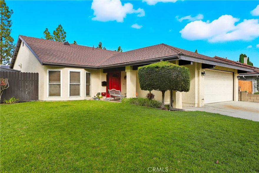 Welcome to 19731 Sally Ave. Home features four bedrooms. Spacious living room with vaulted ceilings. Master bedroom with private remodeled bathroom with double vanity sinks, crown moldings and newer closet doors. Remodeled kitchen with granite counter tops, recessed lights and tile flooring. Family room with fireplace. Dual pane windows and sliding door leading to covered patio. New interior paint (except ceilings) New vanity in hallway bathroom. New bedrooms and hallway lights. Some newer interior doors. Pantry next to fireplace. All bedrooms with no popcorn ceilings. Newer central air approximate three years old. Copper piping. Front sprinkler system. Possible RV access (buyer to verify. Direct access to garage. Close to parks, restaurants, Cerritos mall and ABC schools. Convenient access to freeways.