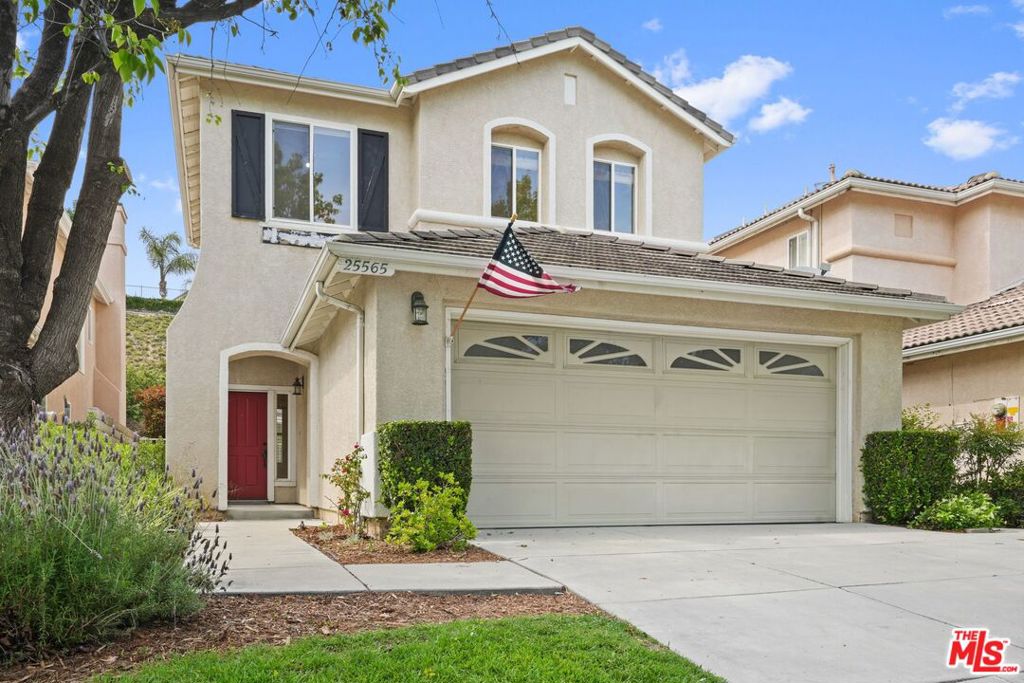 Just what you and the family have been waiting for! Nestled in the heart of Stevenson Ranch is where families move just for the top-tier K-12 schools! This charming 3-bedroom, 2.5-bathroom home offers 1,706 sq ft of freshly updated comfort. With a 2-year-new Dual Control A/C, brand-new hot water heater, fresh paint, and new plush carpet in the bedrooms, this home is truly move-in ready. The open-concept layout is perfect for modern living, while the peaceful community offers a rich, picturesque setting. Moments from The Cube Santa Clarita is a dream for future hockey stars or novice ice skater. Conveniently located close to parks, shopping, and the award-winning schools in the William S. Hart District. Don't wait school starts mid-August! Secure your spot in one of the most desirable family communities in SCV today and start loving the fun packed life you deserve.