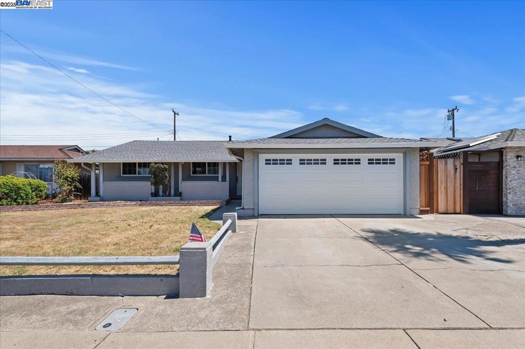 Exceptional opportunity to own in sought-after North Fremont! Updated home with room to personalize. Welcome to this 4-bedroom, 2-bathroom home that blends modern upgrades with timeless character. Renovations include fresh interior paint, new carpet, new luxury vinyl hardwood flooring, new baseboard. Updated kitchen countertops and stainless-steel appliances. Both bathrooms recently remodeled with sleek tile finishes. Additional features include - relaxing private inground pool with removable (mesh safety) pool fence, resurfaced/epoxy painted rear concrete patio, new roof in 2023, new garage door and opener. Driveway fits 3 cars. Close to Patterson Elementary, Thorton Jr High, American High School, shops, restaurants, Patterson Park, Cabrillo Trail Park. Easy access to 880 freeway and Dumbarton Bridge.
