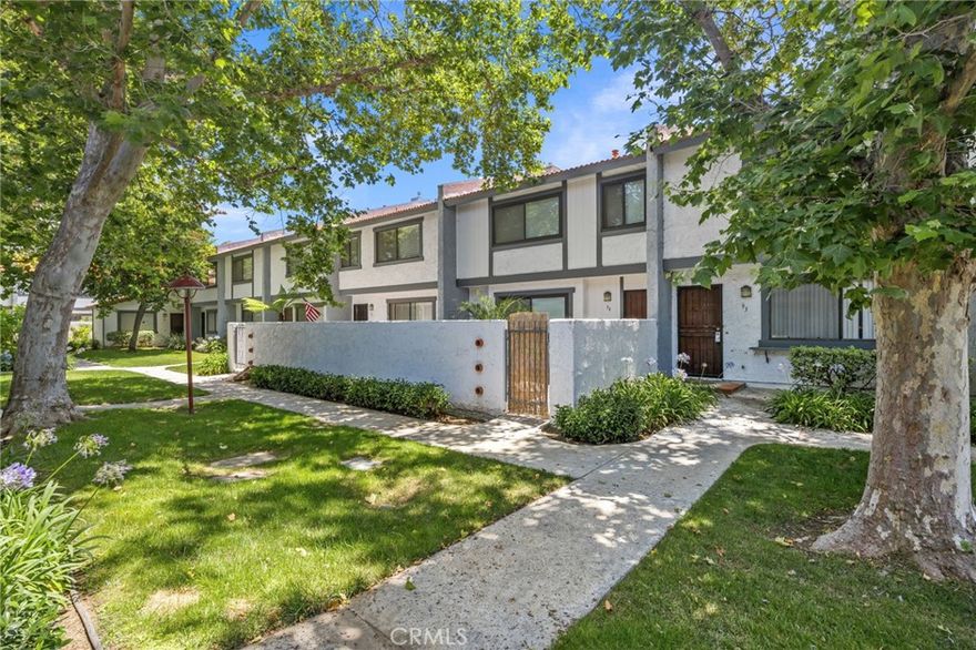 Turn-key and move-in ready! This rare interior-facing townhome in the sought-after gated Vista Monterey community of Orange offers 3 bedrooms + versatile den/office, 2.5 baths, and approx. 1,438 sq. ft. of comfortable living space. One of only four private courtyard units features two outdoor patios, a spacious front courtyard perfect for entertaining and a rear enclosed patio with direct garage and carport access. Inside, you’ll love the bright, open kitchen and dining area with granite counters, designer backsplash, recessed lighting, and ceiling fan—all opening seamlessly to the patio. The living room with cozy fireplace extends to the front courtyard, creating an indoor/outdoor lifestyle. A downstairs bonus room with its own courtyard access is ideal as a home office, playroom, or potential 4th bedroom. Upstairs, the large primary suite offers a large four doors closet and private bath, while two additional bedrooms and a full hall bath provide ample space for family or guests. Each bedroom is equipped with a ceiling fan for comfort. The home has been freshly painted throughout and features wide-plank vinyl flooring, central AC, and numerous upgrades. The gated community of Vista Monterey residents enjoy a resort-style pool, spa, and clubhouse in a peaceful, park-like setting with mature maple trees. The community is just minutes from Chapman University, shopping, dining, and major freeways, making it ideal for both convenience and lifestyle.

?? Rare location. Flexible layout. Private and inviting. Don’t miss your chance—this one stands apart!