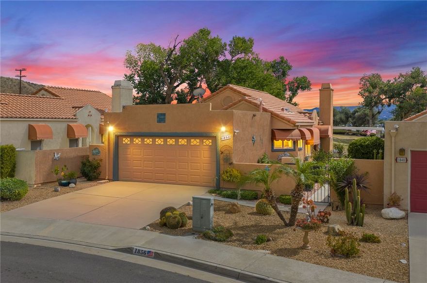 Welcome to this charming 2-bedroom, 2-bath home offering 1,156 sq. ft. of comfortable living in the peaceful community of San Jacinto. Nestled along the Soboba Golf Course, this home provides a stunning backyard view of the fairway — perfect for relaxing mornings or tranquil evenings outdoors.

Inside, you’ll find a beautifully updated kitchen with modern finishes and ample storage, seamlessly opening to the dining and living areas. The home features luxury vinyl plank (LVP) flooring throughout, adding warmth and durability to every space. Enjoy the additional enclosed bonus “sun room”, ideal for entertaining, hobbies, office space or just simply relaxing

Located near parks, shopping, and local amenities, this home blends comfort, style, and scenic views in one inviting package.

Don’t miss your chance to make this your new home on the green!
