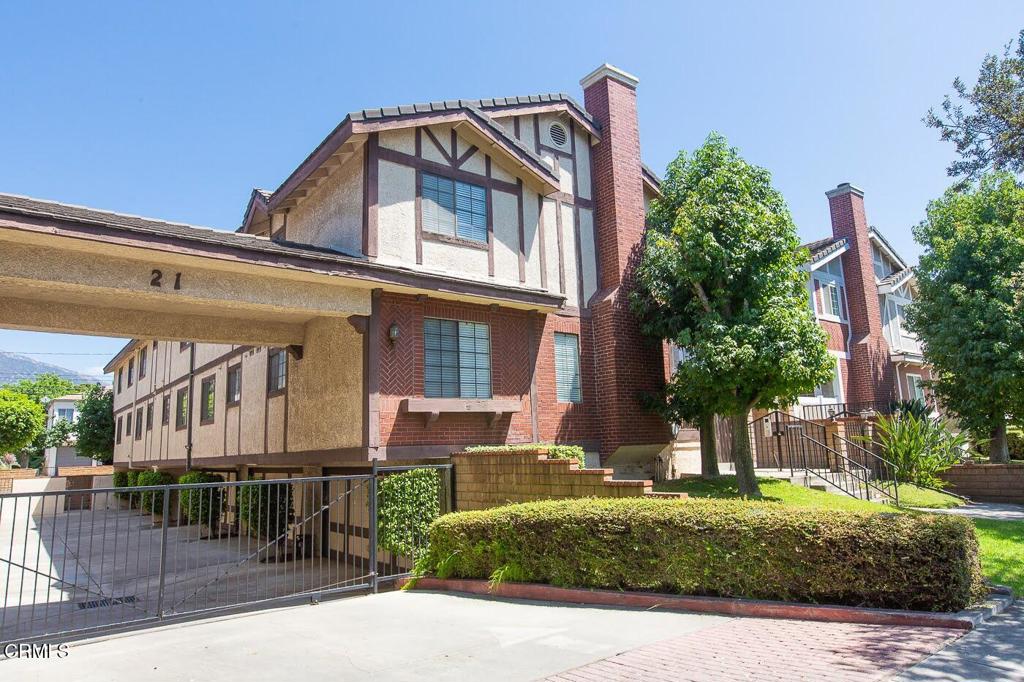 Set back towards the end of a gated community, this private 3 bedroom, 2.5 bath condo has tons of natural light and also features a private front patio. First floor opens to a spacious Living Room, updated Kitchen, Dining room with Laundry closet, and Powder Room. Upstairs has generously sized bedrooms with ample closets and large Primary Suite. Direct access to an attached 2 car garage on the lower level. With only 1 common wall, this home is adjacent to award winning Arcadia schools, Santa Anita Golf Course, Parks and conveniently located to Westfield Santa Anita Mall, supermarkets, and area restaurants.