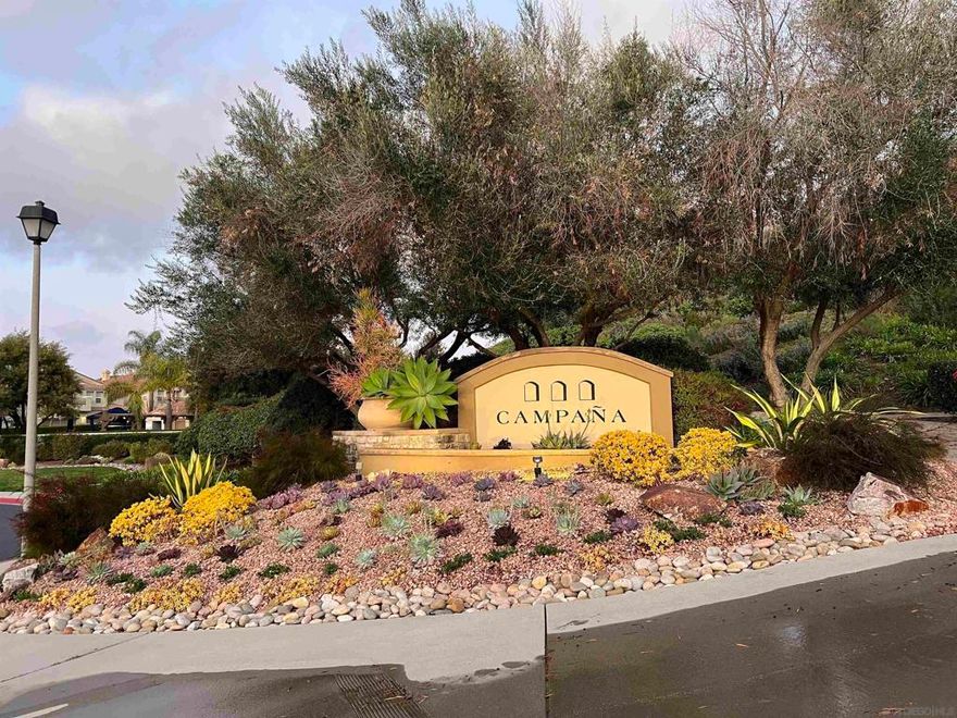 FOR RENT, RECENTLY RENOVATED INCLUDING NEW FLOORING AND PAINTED SPACIOUS 1,279 SQFT CONDOMINIUM WITH 2 MASTER SUITES, 2 1/2 BATHROOM, AND AN OPEN GREAT ROOM LIVING AREA WITH PRIVATE PATIO. FULLY EQUIPPED MODERN KITCHEN WITH STAINLESS APPLIANCES AND GRANITE COUNTER TOPS AND SPACIOUS PANTRY. REFRIGERATOR, WATER PURIFICATION, AND WASHER AND DRYER INCLUDED. ONE ATTACHED CAR GARAGE AND ANOTHER ASSIGNED PARKING SPACE.  RENOWNED GATED CAMAPNA AT RANCHO CORONADO COMPLEX WITH POOL AND KIDS PLAY AREA. NEAR CALIFORNIA STATE SAN MARCOS AND ACCESS TO HWY 78.