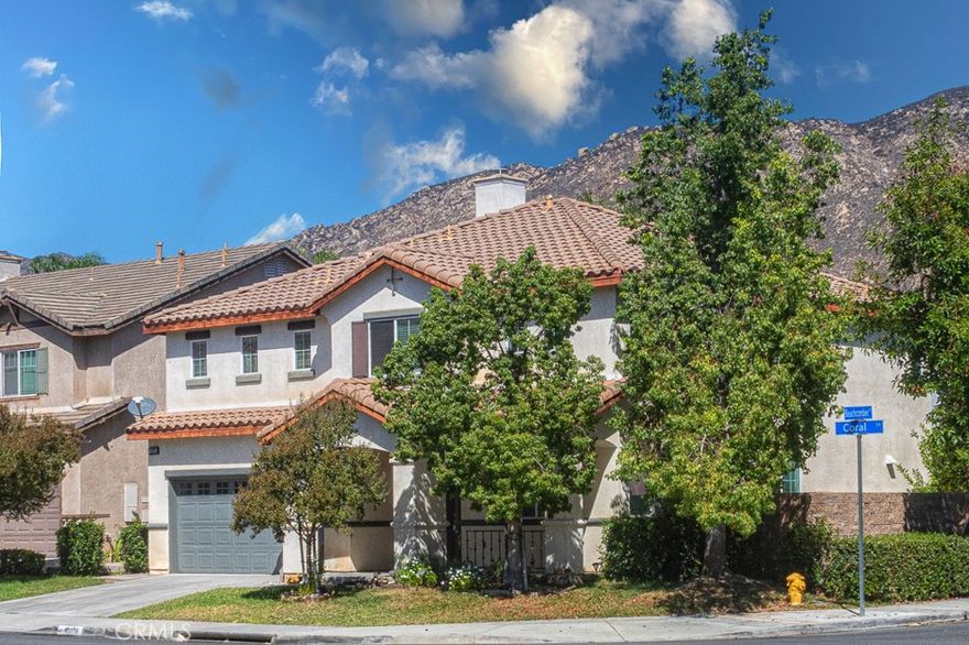 THIS HOME LOCATED IN SUNNYMEAD RANCH COMMUNITY, CONVENIENTLY LOCATED NEAR THE LAKE, OPEN SPACIOUS FLOOR PLAN AND BRIGHT HOME, 5 BEDROOMS AND 3 FULL BATHROOMS, AS YOU ENTER YOU ARE GREETED BY A FRESHLY PAINTED HOME, TILE ENTRY, FORMAL LIVING AND DINING ROOM, FAMILY ROOM WITH COZY FIREPLACE, TILE KITCHEN COUNTER, ISLAND AND ABUNDANT CABINETS, LAMINATED WOOD FLOOR THROUGHOUT THE HOUSE, LOFTS UPSTAIRS, UPSTAIRS LAUNDRY ROOM, LARGE MASTER WITH WALK IN CLOSET, 2 CAR GARAGE. SUNNYMEAD RANCH HOA INCLUDES POOL,SPA,CLUB HOUSE, WEIGHT ROOM, TENNIS AND FISHING.