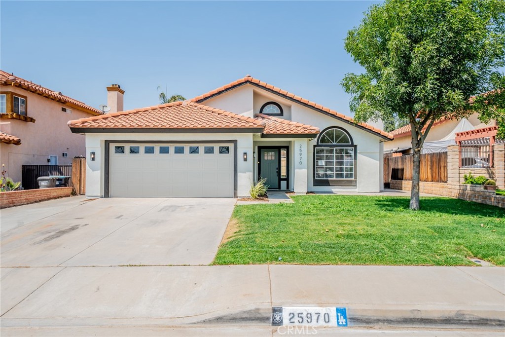 This is the One! Charming ONE-Story Home in Desirable Moreno Valley. Nestled in one of Moreno Valley’s most sought-after neighborhoods, this beautifully updated single-story home offers stunning curb appeal, modern upgrades, and a prime location.
Featuring 3 bedrooms, 2 bathrooms, and an open functional floor plan, this home perfectly blends comfort and style. Recent upgrades include NEW laminate wood flooring, NEW carpet in the bedrooms, NEW ceiling fans, and fresh interior and exterior paint. The primary suite offers a private sliding door to the backyard—perfect for enjoying your morning coffee or evening breeze. The upgraded kitchen showcases brand-new cabinets, quartz countertops, a stylish tile backsplash, and stainless-steel appliances with a new sink. Recessed lighting and modern fixtures enhance the bright and inviting space. Both bathrooms have been updated with new vanities and contemporary shower tile work for a sleek, modern feel.
Step outside to the beautifully landscaped front and backyard—ideal for relaxing, entertaining, or hosting weekend barbecues. Additional features include an attached two-car garage, NO HOA, and convenient access to hospitals, restaurants, schools, and the freeway.This move-in ready home will go fast—schedule your tour today and experience the perfect blend of comfort and convenience!