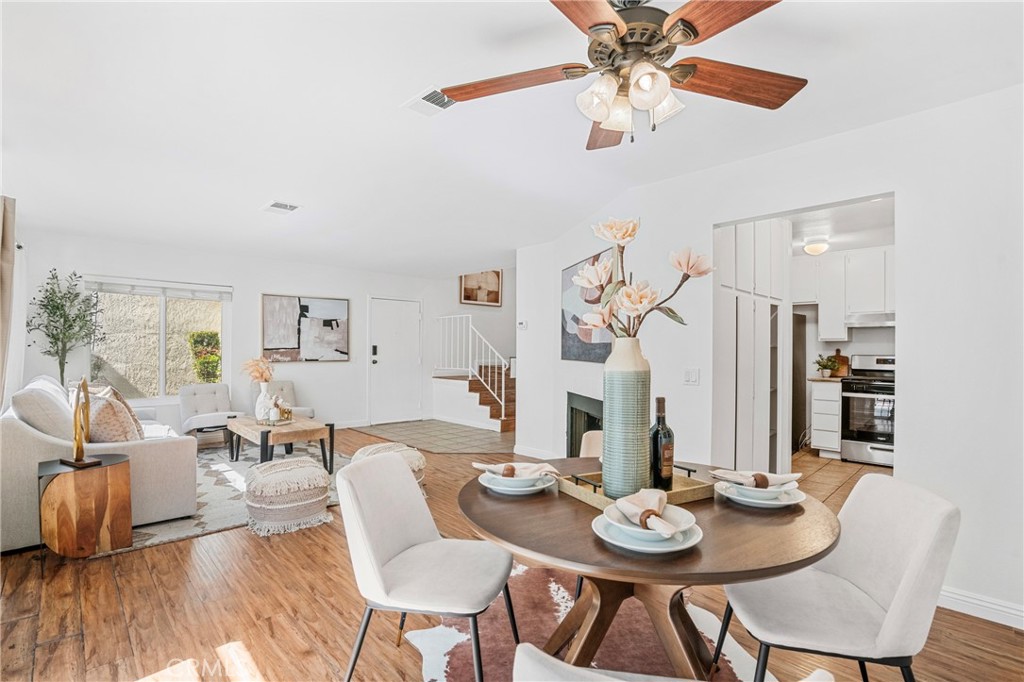 This is gorgeous Private condo with Walnut Valley Unified School district, 2 Bedrooms and 1 Bathroom on Upstair , 1 Bathroom downstair. Bright Livingroom with cozy Fireplace, there is nice private yard between deattached Garage and main living area.good location in the complex community with Pool, spa and Tennis court. More convenience to Bank, shopping, school. close to Freeway 60/57/71. owner just spent more $20,000.00 to replace all windows, purchase new appliances in Kitchen. removed pop corn celling , new paints.