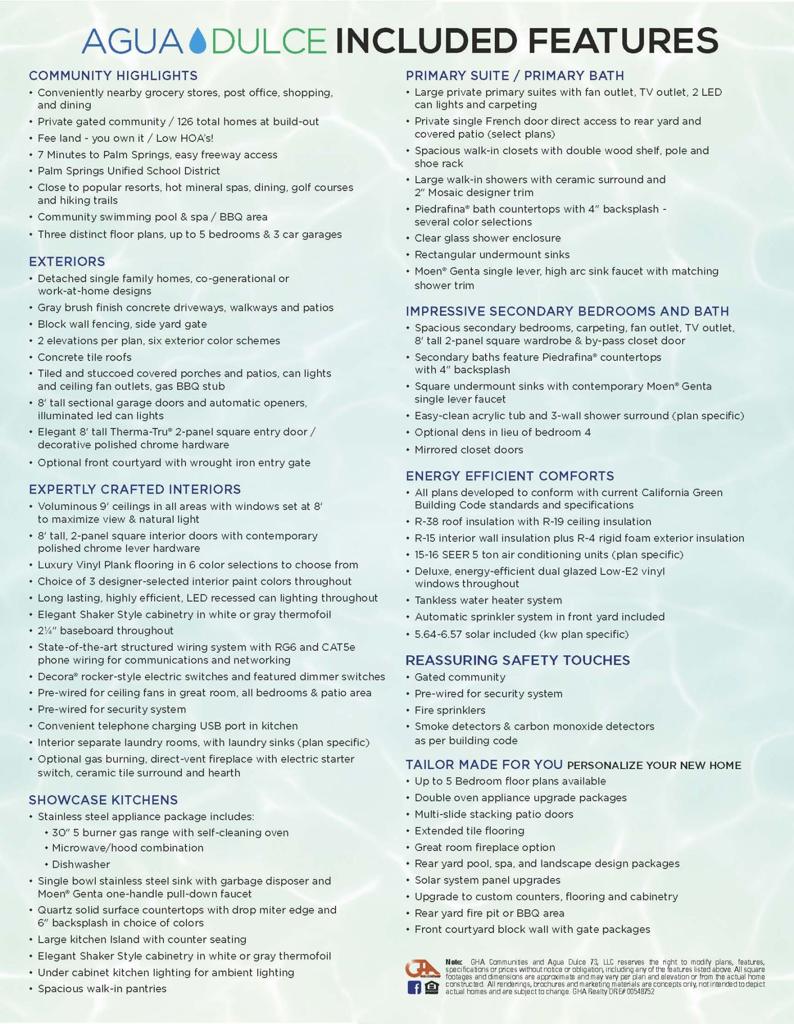 Agua Dulce - Residential