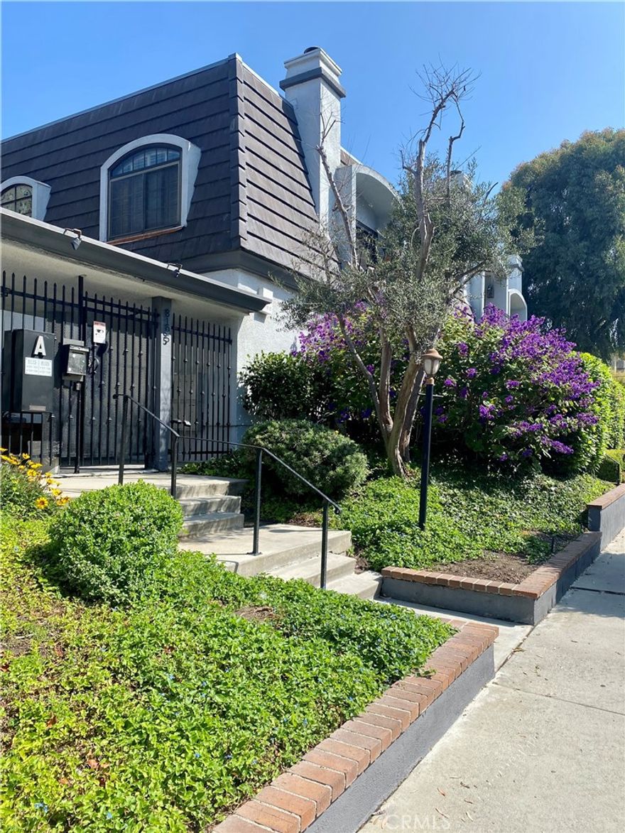 Price reduced! This end unit townhouse is the perfect alternative to single-family home prices in any of the Beach Cities and a blank slate for you to make it your own style and coastal retreat.  Located on a peaceful, tree-lined street just blocks from the beach, this 3-bedroom, 2.5-bath home greets you with the privacy of your own front entrance. Inside, you'll find a striking fireplace, central heating and air conditioning, and a spacious Living Room that seamlessly connects to the Dining Area. The large Eat-in Kitchen is perfect for a table or office setup and features a convenient Laundry Area. Upstairs, fresh carpet enhances the appeal of all three bedrooms, including the generously sized Master Suite, which boasts excellent closet space and a private balcony. The second bedroom also offers a walk-in closet and plenty of natural light. Enjoy outdoor living on the front patio, ideal for sipping your morning coffee or relaxing with a glass of wine in the evening while taking in the ocean breeze. You'll appreciate the secure, gated two-car parking and additional storage, providing even more flexibility. Community amenities include a swimming pool, jacuzzi, gym, game room, and bike storage area. With a prime Westside location, you’ll have easy access to the South Bay, the 105 freeway for commuting, and nearby Loyola University and Otis College of Art and Design. HOA dues cover water, trash, internet, and basic cable. Dual-pane windows add to the home's energy efficiency, rounding out this must-see package!