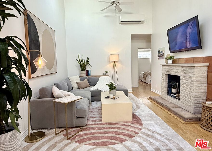 Welcome to 732 Navy Street, nestled between Abbot Kinney Blvd, Rose Ave, and Main Street in the quaint Ocean Park subdivision of Santa Monica. Bordering Venice, this fully furnished 3 bedroom, 1.5 bath single family home offers 1400 sq ft of bright, inviting living space and the quintessential coastal lifestyle. Stroll to world class restaurants, coffee shops,  yoga studios and gyms, and boutiques. Enjoy the tranquility of nearby parks and bike paths that stretch along the coast. Located in the prestigious Santa Monica-Malibu Unified School district. As you step inside the interior of 732 Navy St, you'll be flooded with natural light, enhanced by the numerous skylights adorning the living room. This creates an airy, open space. The kitchen features modern appliances, ample cabinetry, and a functional layout ideal for both everyday cooking and entertaining. Each bedroom is thoughtfully appointed with bamboo bedding and memory foam mattress for comfort and sustainability. A split system Heat and AC unit has been newly installed to provide tenants with additional comfort. The home also offers a peaceful private front patio, ideal for entertaining or enjoying ocean breezes at Sunset. A convenient single family garage completes the package. With its unbeatable location, thoughtful amenities, and coast charm, this residence blends relaxed comfort with urban convenience. All utilities included.