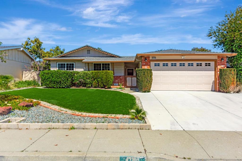 This move-in ready Southpark single family home has what you look for: great commute location, all 4 beds/2.5 baths on one story, functional floor plan with excellent layout, updated kitchen, hardwood and SPC low maintenance flooring, and an enormous backyard! It has easy access to 880/680, shopping (Apni Mandi, two Costco's within 1 freeway exit) and restaurants. Very friendly neighborhood. Close to Millard Elementary (9/10 test scores!) and a few houses away from Rix Early Learning Center. Formal dining room next to the remodeled kitchen, quartz counters, and modern cabinets. There's a breeze way between the garage and the house, creating an additional area for kids to safely play or a shady and private area to work on outdoor projects. The bedrooms are well separated from the living and family rooms for privacy and tranquility. After buying the house only 3 years ago, the current owner spent around $50K to redo the backyard to make it very low maintenance. Kids can play basketball in the backyard or a variety of other activities. It also has enormous potential to build a good size ADU. It's perfect to buy this place, live in it, and run a day care business! Imagine just walk over to Rix Early Learning Center and pick up kids for parents who need extended day care service.