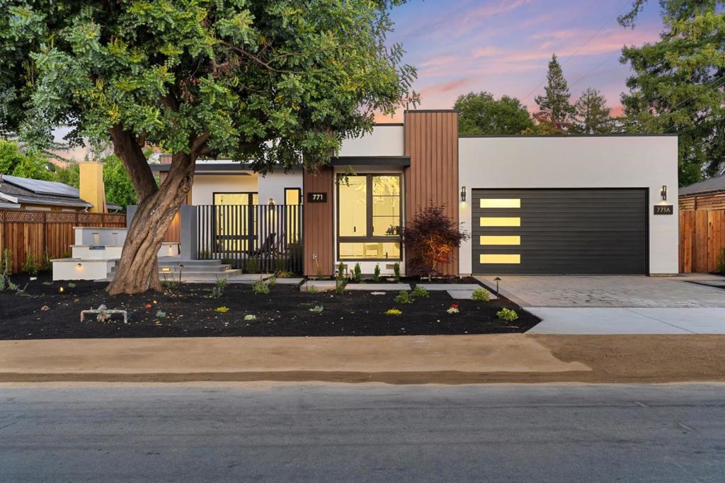 Construction was completed today 5/13/2024 (light touch-ups still in works) This Brand New Ultramodern Single Story Contemporary Masterpiece is located in esteemed North Los Altos, boasting architectural innovation & luxury. With soaring 17-ft ceilings, 6 beds, 6 full baths, & 2 half baths (including detached ADU), it features opulent designer touches, including a 13-foot kitchen island with high-end Dacor stainless steel appliances, two dishwashers, built-in fridge, and level 5 wall texture. Floor-to-ceiling windows flood the interiors with light, illuminating expansive living spaces. The master bedroom dream bath has radiant flooring, outside, a sleek modern metal trellis adorns a sprawling patio with a BBQ/kitchen setup. Enjoy seamless access to nearby tech giants & vibrant Downtown Los Altos. Top-rated school district. Detached ADU provides flexibility. Experience contemporary luxury at its finest! Come back and visit on 5/23/2024 for all new pictures, staging, and lifestyle video updates, room for a pool, large lot!