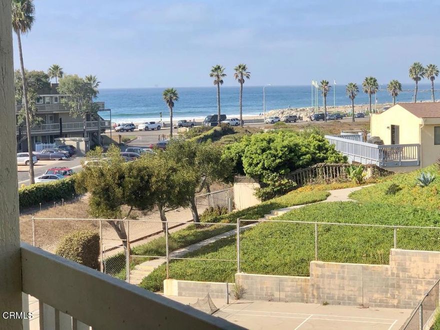 Welcome to your ocean view condo in the lovely Anacapa View Condo complex! Just steps away from the beautiful Port Hueneme beach and pier, this charming two-story unit is perfect for enjoying coastal living. On the main level, you'll find a cozy living area, dining space, kitchen, and a convenient half bath, plus a lovely patio where you can soak up the ocean breeze. Upstairs, there are two comfortable bedrooms and a full bath. The master bedroom is a dream, featuring a walk-in closet and a private patio with stunning ocean views! The guest bedroom even has its own separate entrance for added privacy. As part of this wonderful community, you can enjoy a paddle tennis court, an outdoor pool, a spa, and shared BBQ stations--perfect for relaxing and having fun! Plus, your rent covers water, sewer, and trash, and all appliances are included. We'd love to show you around--give us a call to schedule a visit!
