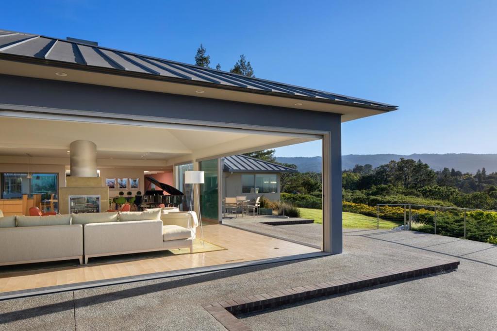 Extraordinary San Francisco Bay views & sophisticated 1-level home extensively remodeled in 2007-2008 on this rare setting of 1.38 acres on one of the highest points in all of Atherton. The breathtaking views reach out to the San Franciso skyline, across the entire Peninsula, over the Menlo Country Club, & around to the western hills.The public rooms are remodeled w/an open design that takes full advantage of the views thru two walls of glass that retract to a vast wrap around terrance. The primary suite, w/2 baths & adjacent office, are positioned for the views. A family room, two additional bedroom suites, plus a spacious recreation room extend toward the rear of the home oriented around a large sun-swept pool, pool house & vast level grounds. There are two gated driveways leading to the front & rear of the property. Whether enjoying the property today, expanding upon the remodel, or considering an entirely new option, this property's location is truly one-of-a-kind for Atherton