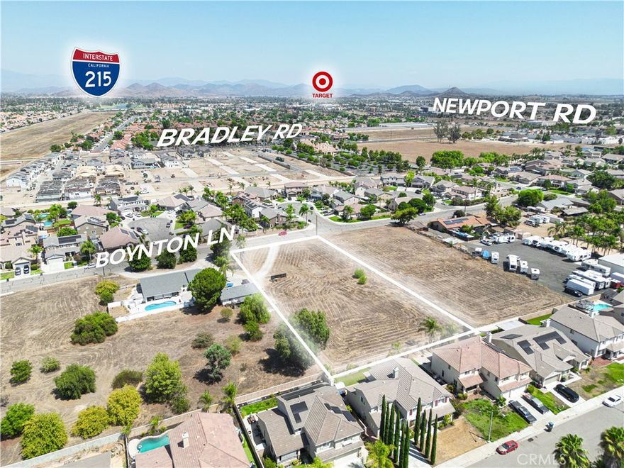 Discover 1.15 acres of opportunity in one of Menifee’s most desirable locations! This expansive, flat, and buildable parcel offers the space and flexibility you’ve been looking for — all just minutes from the conveniences of city life, including schools, shopping, dining, and the 215 Freeway. Zoned Low Density Residential 2 (LDR2), this lot allows for a custom single-family home, plus an ADU and a Junior ADU, giving you options for multigenerational living, guest accommodations, or added rental income. With an existing sewer lateral already in place — a valuable feature that could save you about $20,000 — and utilities nearby, your building process can start with a strong head start. No HOA means you can create the property you’ve envisioned, whether that includes spacious outdoor living, gardens, RV parking, or a workshop. (All building plans, zoning uses, utility connection costs, and development fees should be independently verified by the buyer with the City of Menifee and utility providers.) Opportunities like this don’t come along often. Secure this prime piece of land and start planning your dream build today!