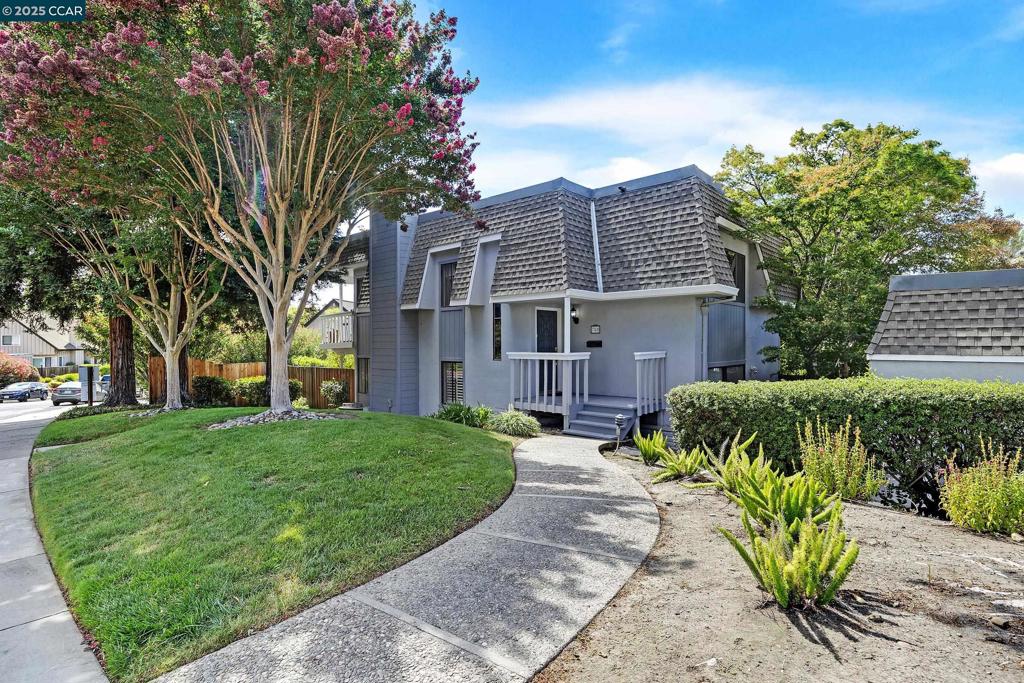 Situated in the San Marcos subdivision within Walnut Creek’s sought-after Northgate area, this 1,732 sq ft end-unit townhome is zoned for acclaimed Northgate High School. The unique layout offers two spacious primary bedrooms on the lower level plus one additional bedroom upstairs—ideal for multi-generational living, guest accommodations, or a dedicated home office. Bright, open living spaces connect seamlessly to a private deck/patio, balcony, and small backyard, offering multiple spots to relax or entertain. The kitchen includes a gas range with many updated appliances. A rare detached 2-car garage provides both convenience and extra storage. Designed for a low-maintenance lifestyle, the home offers a functional main level for everyday living and entertaining with easy indoor–outdoor flow. The community includes a pool and greenbelts (per HOA), while Heather Farm Park, the Iron Horse Trail, and downtown Walnut Creek are just minutes away. Commuters will love the quick access to BART and Hwys 680/24, plus everyday convenience to shopping, dining, and renowned medical care including John Muir Hospital. Investors will also appreciate steady rental demand, prime location, and HOA-handled exterior maintenance (per CC&Rs). Please call agent for showing; allow 1-hour notice.
