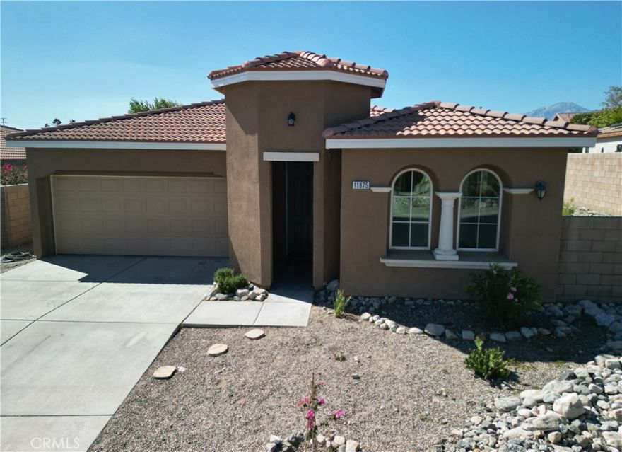 Welcome to your desert retreat in the highly sought-after Skyborne community!

This charming single-level home offers seamless indoor-outdoor living with 3 spacious bedrooms and 2.5 baths. The open floor plan features high ceilings, abundant natural light, and a welcoming family room with a cozy fireplace. The modern kitchen boasts updated cabinetry, granite countertops, and a large island perfect for entertaining.

The spacious primary suite includes dual sinks, a soaking tub, and a step-in shower, while the secondary bedrooms share a convenient Jack-and-Jill bath. Step outside to a peaceful backyard designed for relaxing or entertaining under the starry desert skies. Enjoy resort-style living with all the comfort, space, and style you’ve been looking for in this beautiful Skyborne oasis.



Nestled near the San Jacinto Mountains and both Big Bear Lake and Lake Arrowhead, Skyborne is the Coachella Valley’s closest master planned, gated community to Joshua Tree National Park. Skyborne blends modern living with desert tranquility—offering scenic views, resort-style pools and spas, a clubhouse, and easy access to natural hot springs. Whether you're a snowbird seeking winter sun, a first-time buyer, or looking for a full-time retreat, this home delivers comfort and convenience in one of Desert Hot Springs’ most desirable neighborhoods. Plus, with Palm Springs just minutes away, you can enjoy world-class dining, boutique shopping, art galleries, luxury spas, golf, the Palm Springs Aerial Tramway, and endless entertainment.