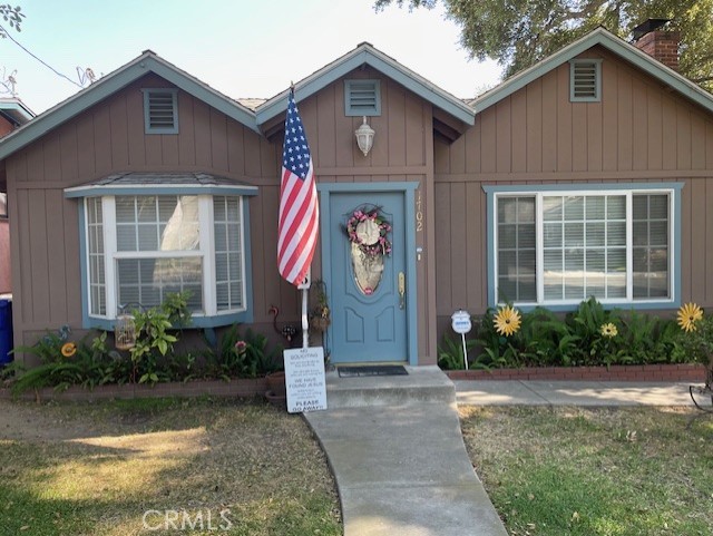 Lovely single family home with a detached ADU. Property is located in one of Duarte's best areas near walking trails and park. Beautiful oak trees shade this warm, inviting, relaxing home. Living room has a large window, fireplace and hardwood floors which adds to the charm. Kitchen features granite counter tops, tile flooring and bar eating area for two. Sliding glass doors of the dining area leads to an open brick patio. Yard has many plants plus a wonderful large avocado tree. You may want to spend many evenings on the covered deck that is off the large grand suite, with 2 mirrored closet doors, bath with tile walk-in shower. Also included is the above ground spa at the end of the deck. The detached ADU studio guest house rents for $1600.
per month that could help with mortgage payment. Wonderful tenant that would love to stay. (ADU is estimated at 280 square feet). Buyer to do their own due diligence and verify all permits, square footage, and lot size.