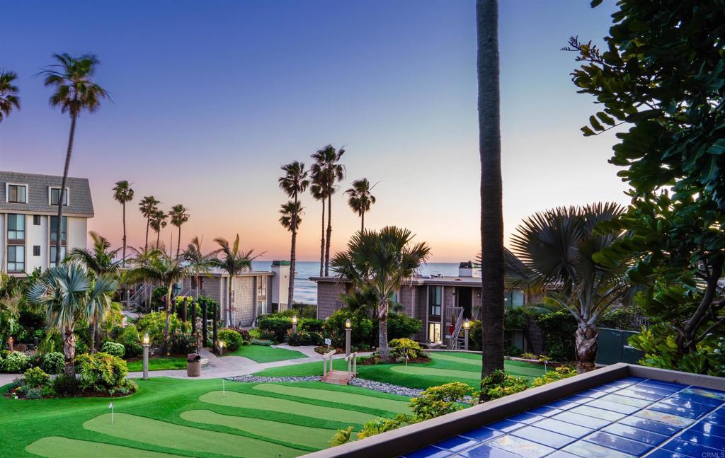 This beach beauty truly has it all! Enjoy sit-down ocean, white-water, and pool views from your private balcony in one of the most desirable locations within North Coast Village. Ideally situated in the sought-after “E” Building—just a stone’s throw from the sand—south-facing offering to enjoy sunny days and fall asleep to the sound of the waves. Interior highlights include tile flooring, granite countertops in the kitchen and bath, a shower/tub combo, dual-pane windows, a cozy fireplace, and generous closet space. North Coast Village is a lush, 11-acre oceanfront complex nestled between the Oceanside Harbor and the historic Oceanside Pier. This hidden gem feels like a private resort, with amenities including two pools, three jacuzzis, a fitness center, saunas, tropical gardens, koi pond, waterfalls, putting green, clubhouse, party rooms, 24-hour security, gated entry, on-site HOA, bike storage, and more. Whether you're looking for a weekend retreat, full-time coastal home, or investment opportunity, this is your chance to experience the Southern California lifestyle in vibrant Oceanside—one of SoCal’s hottest beach destinations.