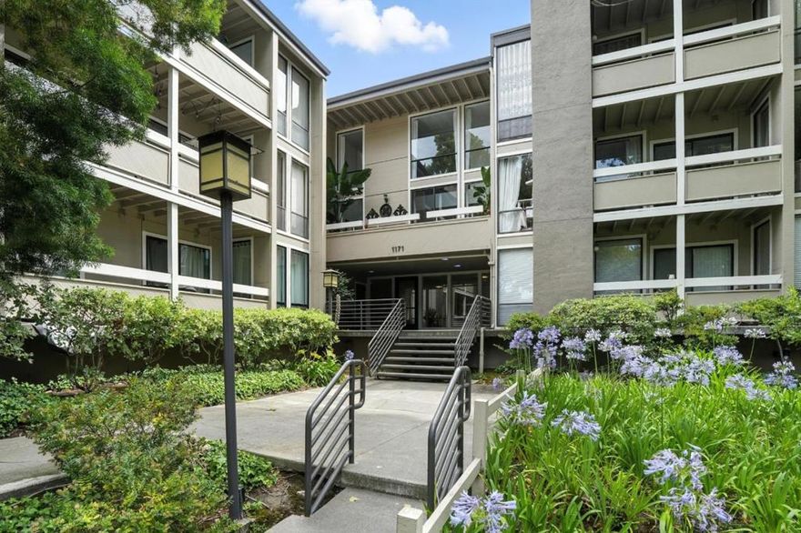 This Condo is unique, with wide open views of the greenbelt and pool area. Welcome to this charming 2-bedroom, 2-bathroom corner unit condominium nestled in the desirable Foster City. Spread across 1,349 sq. ft., this residence offers a perfect blend of comfort and convenience. The kitchen is equipped with modern appliances, including a dishwasher, microwave, and refrigerator, making meal preparation effortless. Large walk-in closet and extra storage area. Step into the dining area for delightful meals or unwind in the inviting living space, enhanced by great views and a cozy fireplace.   The home features a mix of tile and carpet flooring, providing a comfortable ambiance throughout. Individual room controls ensure personalized heating for optimal comfort. The primary suite offers a serene retreat with a stall shower for relaxation. Laundry is conveniently located inside, with a washer and dryer included for ease.  Residents have access to a community pool, perfect for leisure and fitness. This property is part of the San Mateo-Foster City Elementary School District. One deeded space in the garage adds to the practicality of this lovely home.