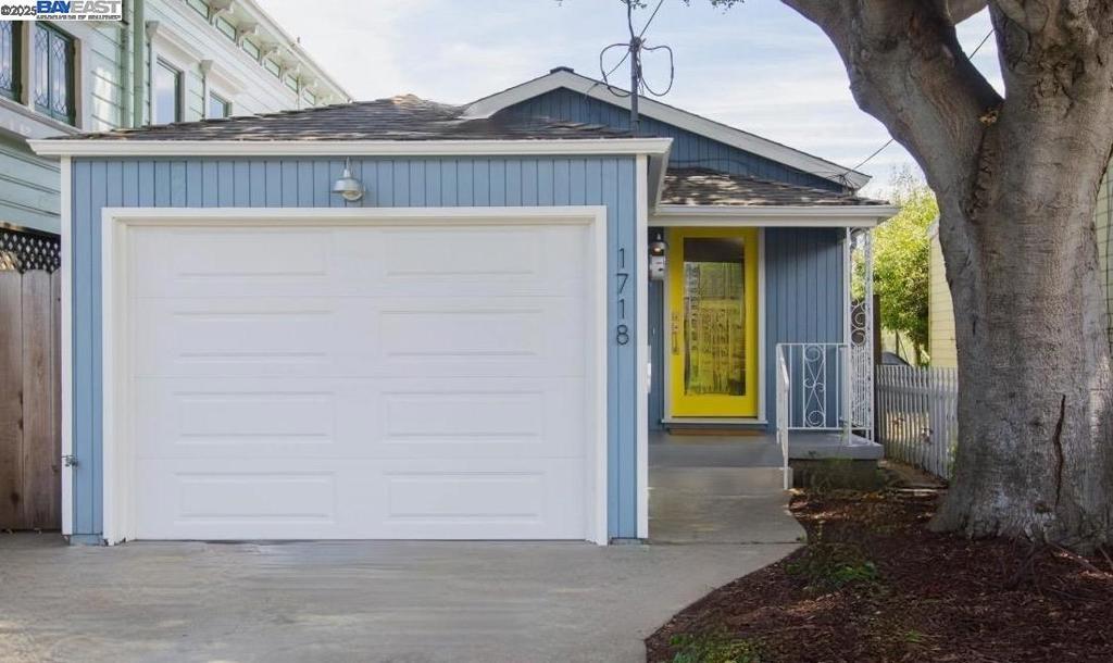 Quaint and spacious Mid-Century cottage in the heart of Alameda located just blocks from Alameda Harbor and Park Street Restaurants & Shopping ... plus only minutes to the Alameda Beach and South Shore Shopping Center. This home features a spacious Living Room, an eat-in Kitchen, 2 large Bedrooms with ample closet space with the primary Bedroom's French doors leading to the private back yard... an attached Garage and Laundry area... updated Bathroom with tub and shower... Newer Central Heat and Air Conditioning... Dual Pane Windows... a Back Yard with a large Deck and a spacious low care Lawn... Very close to hwy 880 and 80, the SF Ferry, and public transportation (BART, OAK airport, commuter buses) for an easier commute. An excellent home for someone that wants their own space and no HOA. Transparent Price
