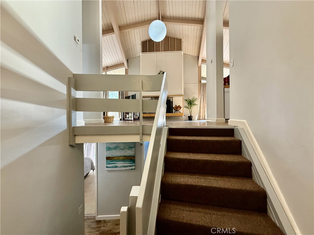 Mountain Townhome in Beautiful Lake Arrowhead Area
Escape to your dream mountain retreat! This open and spacious three-bedroom, two-full-bath townhome is perfectly situated in the highly sought-after Lake Arrowhead area, offering the ideal blend of comfort and natural beauty.
Step inside and be greeted by a grand vaulted ceiling with a skylight, creating an airy and inviting atmosphere. The heart of this home is the large fireplace, perfect for cozy evenings with loved ones after a day of mountain adventures. Expansive windows and sliding glass doors flood the living spaces with natural light and lead out to two generous decks, where you can savor the crisp mountain air and take in breathtaking views.
With its great architecture and thoughtful layout on two levels, this townhome offers ample space for both relaxation and entertaining. Beyond your doorstep, you'll have access to community amenities, including a refreshing pool, perfect for staying active and connecting with neighbors and friends. Plus you’ll enjoy ample parking reserved specifically for this unit!
Whether you envision full-time mountain living or a cherished getaway for holidays and long weekends with family and friends, this exceptional townhome provides the perfect backdrop for creating lasting memories.