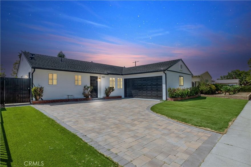 Discover modern living in this beautifully and completely remodeled single-family residence in the heart of Reseda! This turn-key home features 4 bedrooms and 2 stylishly updated bathrooms across 1,200 sq ft of thoughtfully designed living space. Every inch of this home has been updated for style, comfort, and peace of mind. Step inside and be impressed by the top-to-bottom renovation. Gleaming, beautifully finished floors flow throughout the home, complemented by fresh whole-home paint and chic designer roller shades. Upgraded Kitchen boasting new cabinetry, granite countertops and modern finishes is ready for your culinary adventures. Both bathrooms have been completely renovated with contemporary fixtures and finishes, bringing a spa-like retreat. Peace of mind comes standard with a brand new roof overhead. Outside, enjoy California living with new landscaping and low-maintenance artificial turf in both the front and back yards, providing ample, always-green space for relaxation, play, or entertaining. No detail has been overlooked in this meticulous renovation. If you're seeking a truly move-in ready home where all the work has been done for you, look no further. Schedule your private tour today and experience the perfect blend of style, comfort, and convenience! Some photos have been virtually staged to show potential layout.
