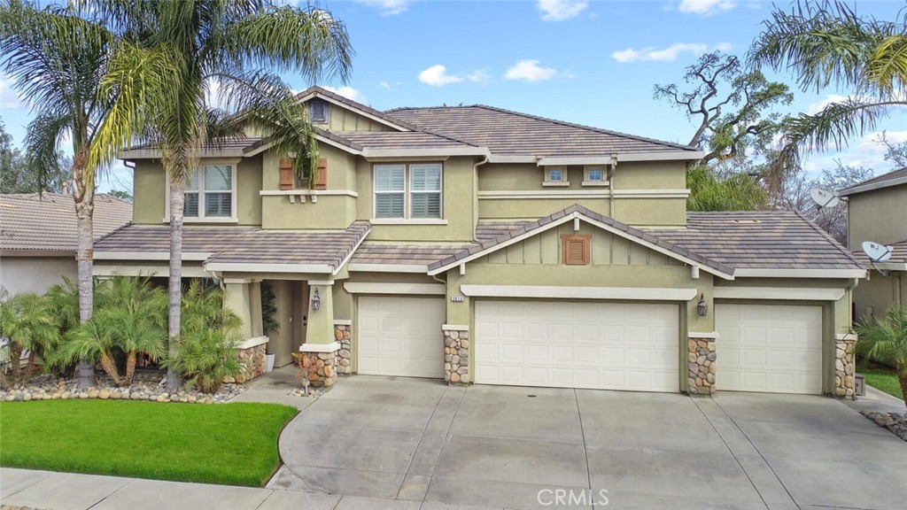 With just over 3,500 sqft of living space, this updated and spacious home offers five bedrooms, three bathrooms, a four-car garage and solar for significant energy savings!
Enter the front auxiliary space, ideal for a formal living and dining area—perfect for those who enjoy entertaining and hosting. Continue to the main living area, which features a modern kitchen with an island, bar top seating, granite countertops, stainless steel appliances, and abundant storage. Enjoy informal dining in the breakfast nook that seamlessly connects to your open living room, featuring vaulted ceilings, a cozy fireplace, and floods the room with natural light. Just off the living room is your guest bathroom, first bedroom, and in-home laundry unit with a sink & storage for convenience.
Upstairs features a versatile loft/auxiliary space, ideal for a home office, playroom, or additional lounge area. The expansive primary suite includes an en-suite bathroom featuring his & her sinks, a small vanity, walk-in shower, soaking tub and a large walk-in closet.
Enjoy countless activities in your entertainer's backyard fully equipped for outdoor living, featuring a sparkling pool that is fully-fenced, fire pit, a covered patio with ceiling fans plus an island/bar top fit for entertaining & enjoying a meal outdoors.
Conveniently located near Manuel Hernandez Elementary and just moments away from local shopping and amenities, this incredible home is ready for new owners.