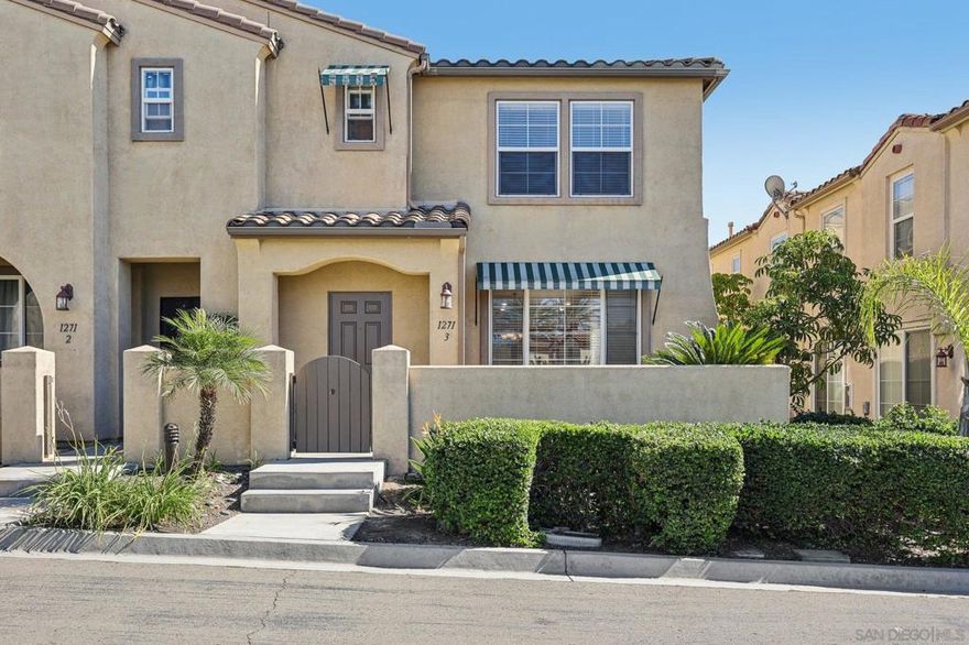 LARGE 3 BEDROOM & 2.5 BATHROOM HOME * NEW PAINT AND CARPET * 2 CAR ATTACHED GARAGE   Welcome to this beautiful townhome-style condo in the highly sought-after, gated Gold Rush community of Otay Ranch. Ideally situated in a great neighborhood, this home offers the ideal blend of comfort, convenience, and modern living. Enjoy being just minutes away from top-rated schools, shopping, dining, and the Otay Ranch Town Center, as well as easy access to CA-125 and public transportation.  This spacious 3-bedroom home features an open floor plan with tile flooring throughout the downstairs living area and new carpet upstairs. The bright and inviting kitchen offers plenty of cabinet space, ample counters, and a large center island, making it perfect for both cooking and entertaining. This home has Central heating and air conditioning and crown molding throughout. The master suite is a private retreat with dual sinks, a walk-in closet, and a relaxing ensuite bathroom.    Enjoy your large front patio to unwind outdoors or entertain guests. The attached full-size two-car garage provides convenient access and extra storage, and additional street parking is available nearby.  Gold Rush residents enjoy resort-style amenities, including a sparkling community pool, spa, parks, playgrounds, and beautifully maintained grounds. Move-in ready and freshly painted home also offers the perfect opportunity to personalize and make it truly your own.  Property is virtually staged.