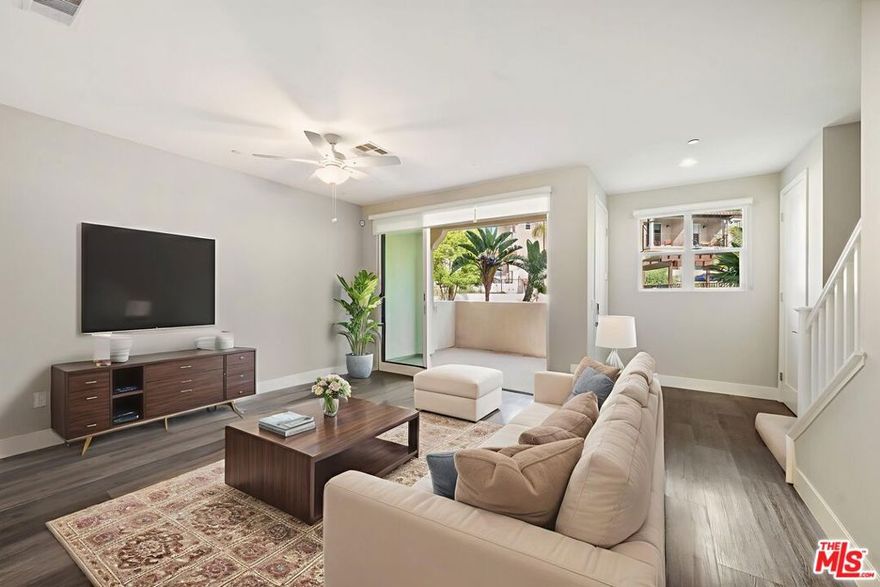 *SPECIAL LEASE RATE OFFER REFLECTS  2 MONTHS OFF AN 18 MONTH LEASE ON SELECT UNITS. ORIGINAL LEASE RATE $6,695.                                                                                                                                             *ADDITIONAL MOVE IN INCENTIVE OFFERED * CONTACT AGENT*                                                                Welcome home to the "Addison" floor plan,  a beautiful tri- level luxury townhome at the Paxton Calabasas. This stunning property boasts 3 bedrooms, 2.5-bath, indoor laundry room, attached garage and a generous bonus room. 4454 Paxton Place offers the perfect blend of comfort, style, and convenience across three well designed levels. With beautiful hill and pool views, additional features include THREE bedrooms on the top level. The primary bedroom features a bright bathroom with dual sinks, soaking tub with a separate full shower and an attached private balcony with views of the beautiful hills and pool. On the main floor, enjoy the contemporary kitchen, equipped with an island, walk in pantry, beautiful pendant lights, stainless steel refrigerator, quartz countertops, oversized six burner gas stove top and oven. Also on the main floor, an open dining area and family room that includes 8 foot high sliding glass doors which open fully to access wonderful fresh air on the patio. Step to the bottom level and you will find the full size laundry room, that features a smart washer and full size dryer and bonus/flex space with direct access to the attached THREE car garage. The garage offers a 220 volt charger. Cool off in the community pool, work out in the gym and relax in the clubhouse. Centrally located with close proximity to Malibu, Calabasas Commons, Westlake Promenade, less than an hour to Los Angeles, dining options, market, parks, top rated schools and Pepperdine University. * photographs with furniture are virtually staged * photographs provided are of a similar unit with a similar floor plan.