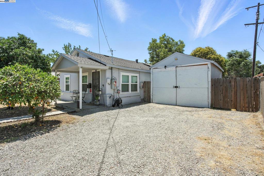 Welcome to this charming 2-bedroom, 1-bath Stockton home on a spacious corner lot! This cozy residence features energy-efficient upgrades like dual-pane windows and a solar-equipped newer roof. This home is as practical as it is charming. The spacious kitchen offers plenty of room to cook and gather, while the indoor laundry room adds modern convenience. The detached garage and generous outdoor space offer additional value and versatility. Don't miss what this home has to offer: comfort, functionality, and long-term value.