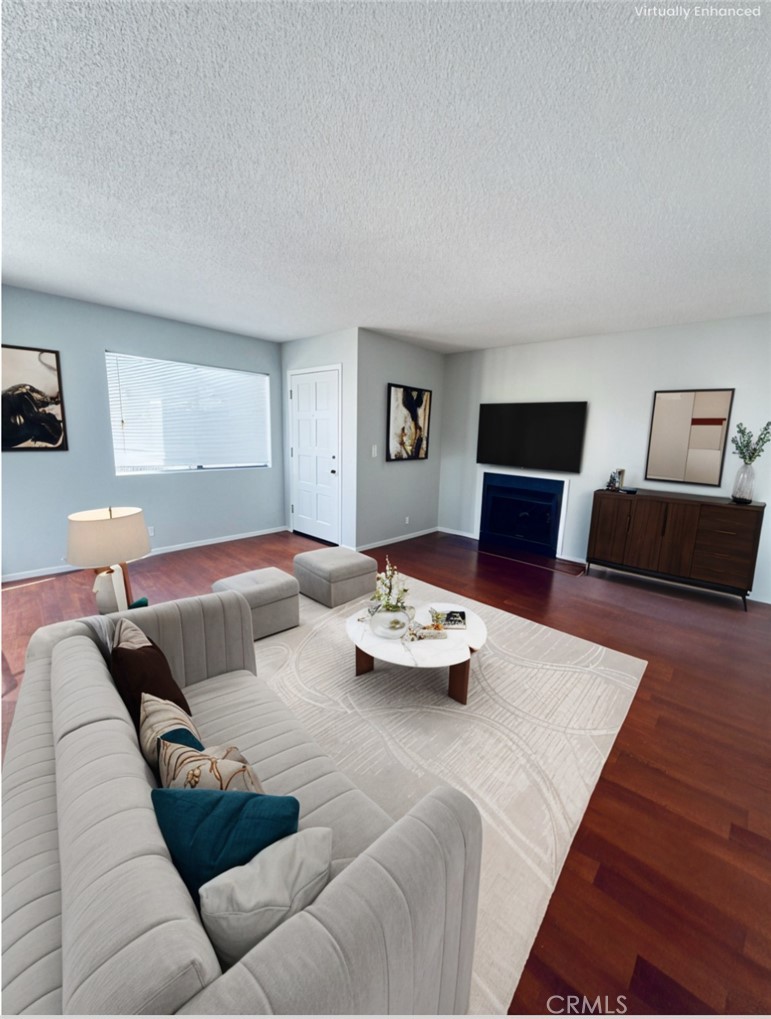 Welcome to this bright and inviting 2-bedroom, 2-bath, and top-floor condo- privately situated as a corner end unit within a secure gated community.
Enjoy fresh breezes from the large private balcony—perfect for relaxing or entertaining. Inside, the open-concept layout features stylish laminate flooring, a cozy fireplace, and a dining area that flows seamlessly to the outdoor space.
The spacious primary suite includes a private en-suite bathroom, and both bedrooms offer generous proportions. This home is move-in ready with newer stackable in-unit laundry and two assigned side-by-side parking spaces in a gated underground garage for added convenience and peace of mind.
Ideally located near shopping, dining, El Camino College, SoFi Stadium, LAX, local beaches, and with easy access to the 110, 105, 405, and 91 freeways—this one checks all the boxes!