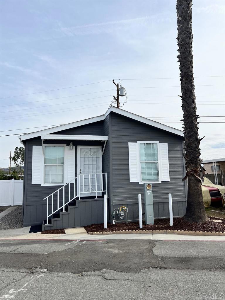 Located in the heart of El Cajon. Priced at $170,000 with a space rent of $1,030/month, this well-kept mobile home offers an affordable opportunity to own in San Diego County. This home features a bright and open floor plan, spacious living area, and a functional kitchen with plenty of storage. The bedrooms provide comfortable living with generous closet space, while the bathrooms are clean and well-maintained. Large windows allow for natural light throughout, creating a warm and inviting atmosphere. Situated in a desirable community, residents enjoy close proximity to shopping, dining, schools, and major freeways for easy commuting. Whether you’re a first-time buyer, downsizing, or looking for an investment, this property is a fantastic choice. Schedule your private showing today and take advantage of this opportunity to own in El Cajon!