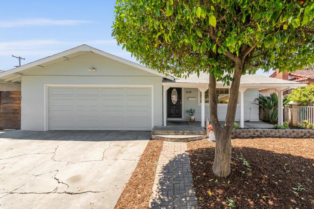 Welcome to 3535 Pitcairn Way, a beautifully remodeled 4-bedroom, 2-bathroom + an additional family room, single-family home nestled in a quiet South San Jose neighborhood. Situated on a 5,000 sqft lot, this light-filled residence offers a spacious layout with stylish updates throughout. Enjoy a large fenced backyard with mature lemon, avocado & orange trees, fresh mulch, and ample space for entertaining, gardening, or relaxing. The gated front yard enhances privacy & curb appeal. Inside, the home features luxury flooring, new baseboards, fresh interior & exterior paint, updated light fixtures, recessed lighting, and tastefully renovated bathrooms with modern finishes. The inviting living room is anchored by a cozy fireplace, perfect for gatherings. The updated kitchen boasts granite countertops, stainless steel appliances, and a brand-new oven & stove, opening to a generous bonus room ideal for a family room, playroom, or home office. Sliding glass doors provide seamless indoor-outdoor flow to the sunny backyard oasis. Additional highlights include an attached two-car garage and a gated front enclosure. Conveniently located near I-101, Costco, schools, parks, and downtown San Jose. Don't miss the opportunity to own this turnkey home in a well-connected & vibrant neighborhood.