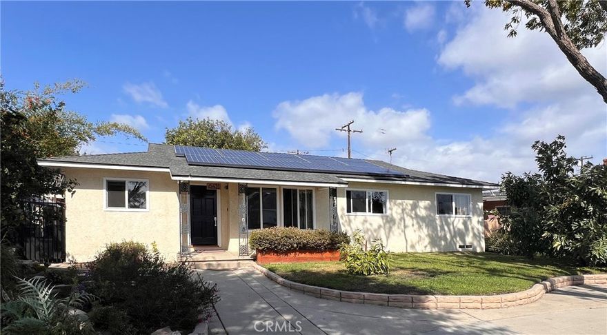 Beautifully renovated 4+1 3/4 home in the sought-after La Marina Estates neighborhood of Long Beach, CA! With 1,414 sq ft + 6,999 sq ft lot, this turnkey residence offers a rare combination of modern upgrades, timeless details, and outdoor living designed for the SoCal lifestyle.



The home is centered around an open living and dining room with soaring ceilings and plenty of light perfect for entertaining. The raised ceilings extend into the newly renovated kitchen with a modern farmhouse feel, with a skylight and stainless steel appliances. Original hardwood floors, newer double-pane windows and doors, and stylish updates throughout. Guest bathroom features a clawfoot tub in and a walk-in shower with a distinctive dry sink in the primary bath.



Upgrades include a tankless water heater, copper plumbing, Tesla charger, attic storage, 200-amp electrical panel with paid solar, smart locks. Recent system updates include central heating and A/C, plus a separate AC unit in the front bedroom—ideal for a wine room, office, or special-use space. A media ready setup awaits speaker hangers, mounts, wiring, and stereo cabinet in the living room.



The private backyard is a retreat - a spa with updated heater, expansive deck, covered seating area, and gazebo set the stage for outdoor gatherings. Gardeners and home chefs will love the landscaped beds with rosemary, thyme, oregano, spearmint, and tomatoes. Next to the 2 car garage offers possibilities for a workshop or bar, while multiple seating areas and a gardening station complete the oasis. In front, two avocado trees and a yellow lantana bush enhance the landscaped walkway. Easy access 42’x19’ RV/boat parking, hookups, and a dump station included with extra parking space next to the garage!



Located in La Marina Estates, this home is within walking distance to California State University, Long Beach (CSULB) and near Long Beach City College. Top medical centers, including Long Beach Memorial and Los Alamitos Medical Center, are close by. Enjoy recreation at El Dorado Park, El Dorado Nature Center, and El Dorado Park Golf Course, with easy access to the 405, 605, and 22 freeways; Long Beach Airport just minutes away, and both John Wayne Airport and LAX conveniently accessible.



With its vaulted ceilings, farmhouse-inspired kitchen, spa retreat backyard, and RV-ready setup, this home offers the best of Long Beach living in the prestigious La Marina Estates.