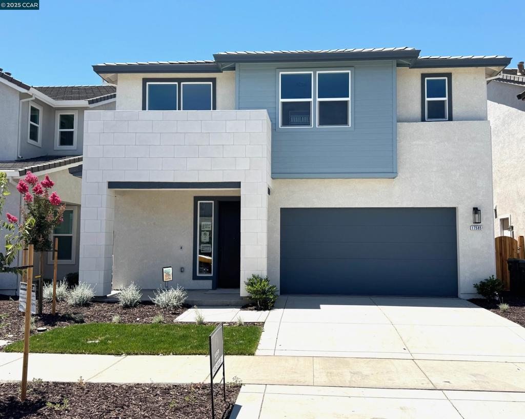 Brand new North East facing 5 bedroomnhome at Capri will be ready for move-in early Summer to allow kids into the prestigious River Islands schools! Home has been highly upgraded with incredible finishes and designer upgrades. This exceptional luxury residence is situated with no rear neighbors for added privacy and offers a view deck from the Primary bedroom. Additionally, there is a 5th bedroom and full bath on the lower level- perfect for extended family or guests. Home also has a cook's kitchen with large center Island, plenty of cabinets, built-in stainless appliances and large outdoor covered California Room with comfortable backyard for your enjoyment just steps from the lake. The upper level offers spacious bedrooms, laundry, shared bath, loft and sumptuous Primary suite with oversized shower, freestanding soaking tub, walk-in closet. SOLAR and SMART elements along are INCLUDED. Don't delay! * NOTE: Photos shown are of model home of same plan.