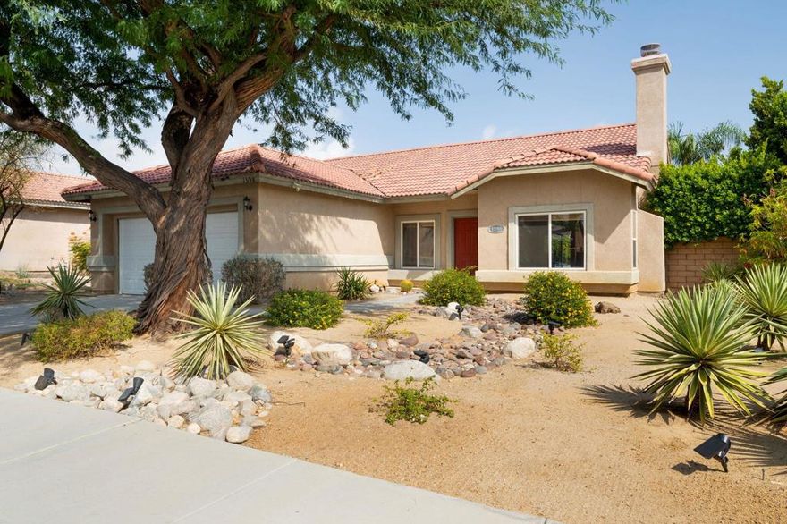 Your next desert escape.   This 3 bedroom, 2 full bath home is ideally located in the heart of Palm Springs.  Live near the convenience of shopping, parks, schools and vibrant Downtown Palm Springs. Step into a quiet, private backyard surrounded by privacy hedges with a backdrop view of the majestic San Jacinto mountains. The outdoor space features the crown jewel of backyard pools; encompassed by dazzling blue mosaic tiles featuring two waterfalls. A partially submerged tanning deck invites you to spend relaxing days lying under the California sun. With an elevated spa, you will never miss the colorful desert sunsets over the mountains. However you decide to spend your time here; nights out on the town, entertaining guests, or blissful days sunbathing; this house invites you to make memories that will last a lifetime.