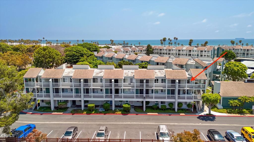 Beachside Living at Its Best - 2BR/1.5BA Condo in Anacapa View!Welcome to your coastal retreat just steps from the sand! This beautifully maintained 2-bedroom, 1.5-bathroom corner unit condo is located in the desirable Anacapa View community--just moments from the Port Hueneme Beach and Pier.Perched on the second floor, this two-story home offers an open-concept main level featuring a spacious living and dining area, kitchen with sleek quartz countertops, stainless steel appliances, and a convenient in-unit stackable washer and dryer. Enjoy wraparound balconies off both the main living area and the primary bedroom, ideal for soaking in ocean breezes and coastal sunsets. The half bath on the main level is perfect for guests.Upstairs, you'll find two generously sized bedrooms and a shared full bath. The primary bedroom boasts a walk-in closet, accent wall, and private balcony. The guest bedroom offers a unique private entrance/exit, making it perfect for a roommate or guests.The entire Anacapa View community recently underwent a full exterior renovation, giving it a fresh, modern appeal. Residents enjoy resort-style amenities including an outdoor pool, spa, paddle tennis court, and putting green. Each unit includes a designated carport, plus additional parking just across from the building.Monthly HOA dues cover water, sewer, and trash. With close proximity to shopping, dining, schools, the Naval Base, and just 25 minutes to Malibu or 45 minutes to Santa Barbara, this beachside gem offers the perfect blend of comfort, convenience, and coastal charm.Don't miss your chance to own a piece of paradise in Port Hueneme!