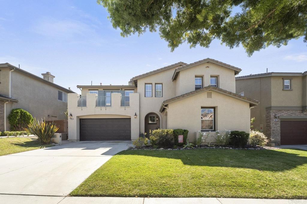 Welcome to your dream home in the heart of 4S Ranch, a highly sought after community celebrated for its family friendly atmosphere, top rated schools, and vibrant neighborhood amenities. This stunning 4 bedroom, 3 bath residence features elegant design, paid off solar, thoughtful upgrades, and a bright, open floor plan perfect for entertaining and everyday living. Step inside to discover spacious living and dining areas enhanced by beautiful flooring, designer lighting, and plantation shutters that allow natural light to fill the space. The fully upgraded gourmet kitchen is a chef’s delight with luxurious quartz countertops, Wolf appliances, a Sub Zero refrigerator, and an oversized island with pendant lighting and breakfast seating. The open concept kitchen flows seamlessly into the family room, creating the perfect setting for connection and relaxation. On the main floor, you will find a highly desirable bedroom and a beautifully remodeled full bathroom, offering exceptional flexibility for guests, multi-generational living, or a private home office. Upstairs, the spacious primary suite provides a peaceful retreat with an ensuite bath, while the well-appointed secondary bedrooms offer comfort and versatility. The loft area presents excellent potential to be converted into an additional bedroom, and the third car garage can also be transformed, allowing for up to six bedrooms total. The exterior boasts charming curb appeal with a manicured front lawn and a private backyard ideal for entertaining, gardening, or simply relaxing. Minutes from parks, top schools, shopping, dining, and freeway access. This home has it all!