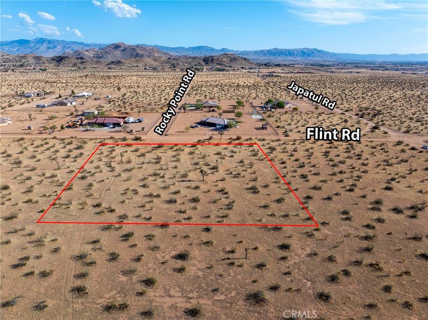 Property has been surveyed and monuments are on all 4 corners of the property. Presenting a prime opportunity to build your custom home on a spacious 2.27-acre parcel located in the desirable Sycamore Rock area of Apple Valley. This mostly flat lot is surrounded by quality custom residences and offers a peaceful setting with scenic desert and mountain views. Utilities are nearby, simplifying the development process (buyer to verify all utility availability and connection costs). The generous size of the property provides ample space for a variety of residential design options, including room for outdoor living and recreational areas. Whether you're planning a forever home or an investment project, this property offers a compelling blend of location, space, and potential. Buyer to conduct their own due diligence with regard to zoning, building requirements, and property boundaries,



APN:0436-202-62-0000