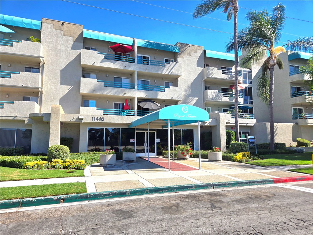 Welcome to REGENT TERRACE - 55+ Community in the Heart of Downey ** Highly Desirable END UNIT with NO ONE BELOW - Prime Location with Balcony Overlooking Interior Courtyard ** Move-in Ready Condo Nicely Updated with Newer Interior Paint, Newer A/C & Heating System for year-round comfort, Laminated Wood Flooring, Ceiling Light Fixtures ** 1-Bedroom, 1-Bathroom with Upgraded with Walk-in Shower, Quartz Vanity Sink ** Kitchen Includes Breakfast Counter/Bar for Casual Dining, Dishwasher, Electric Range & Microwave Oven ** Low Monthly HOA Dues $225 Include: Water, Trash, Common Area Maintenance ** HOA Amenities Include: Secured Main Lobby, 2-Elevators, 2-Courtyards, Spacious Recreation Room with Kitchen - perfect for Entertaining Guests for Gatherings, TV Lounge, Game Room w/Pool Table ** Gated Garage with 1-Assigned Parking (space closest to lobby entrance) ** Complex is Centrally Located Near Restaurants, Shops, Stores, Banks, Civic Center, Hospital, Medical Buildings ... MUST SEE!!