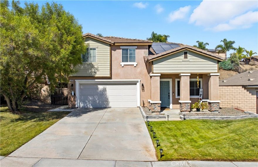 The Home You’ve Been Waiting For Has Finally Arrived! 



This highly upgraded, turnkey residence truly has it all. From the moment you arrive, curb appeal sets the tone—welcoming you inside where soaring ceilings, elegant wainscoting, barn doors and designer lighting features create a warm, elevated ambience.



Luxury wood-look tile flooring flows seamlessly throughout, leading you into the heart of the home: a chef’s dream kitchen. Showcasing an oversized island, striking two-tone cabinetry, and a stunning designer stacked-stone white quartz wall feature, this space was designed for both functionality and style. The living room continues the charm with custom shiplap wall accents, making it the perfect place to relax or entertain.



A thoughtfully placed main-floor bedroom and upgraded full bathroom provide ideal accommodations for multi-generational living or guests. Upstairs, you’ll find a versatile loft, three spacious bedrooms, a conveniently located laundry room, and two more beautifully upgraded bathrooms.

All appliances are included. Paid-off solar system with 21 panels, a whole house fan, a newer Navien tankless water heater and an alumawood patio cover for energy savings and peace of mind.



This home is more than move-in ready—it’s designed to impress. With a low HOA and low taxes, don’t miss your opportunity to make it yours!