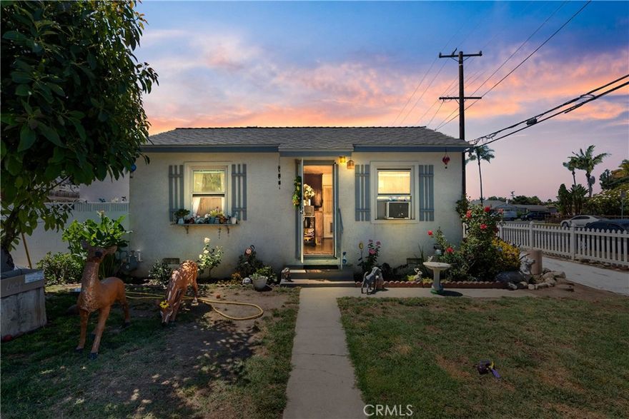 Probate Sale. No Court Confirmation Required. Welcome home to this Move-In Ready home. 2/1 bedroom in prime area of Paramount. The home sits on corner lot. Great opportunity for homeowner or rental investment.  Property has potential for ADU. Attached garage could be converted into ADU. Living room/Den and 2nd bedroom are unpermitted. Front yard features avocado producing tree and picket vinyl fence. Upgraded windows. Newer roof. Kitchen appliances included in the sale. Property Sold As-Is. Prime Location, near shopping centers, near Kindred Hospital, and centrally located. Near 710, 605, 91 fwys. Walking distance to schools: Paramount High School, Alondra Middle School, Paramount Park Middle School & Progress Park.  Why buy a condo, when you can have freedom-privacy of a home.